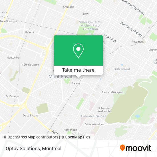 Optav Solutions map