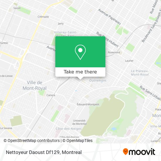 Nettoyeur Daoust Df129 map