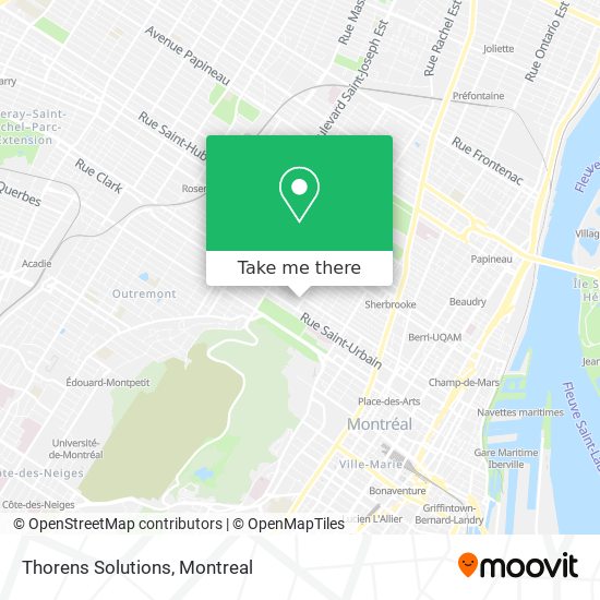 Thorens Solutions map