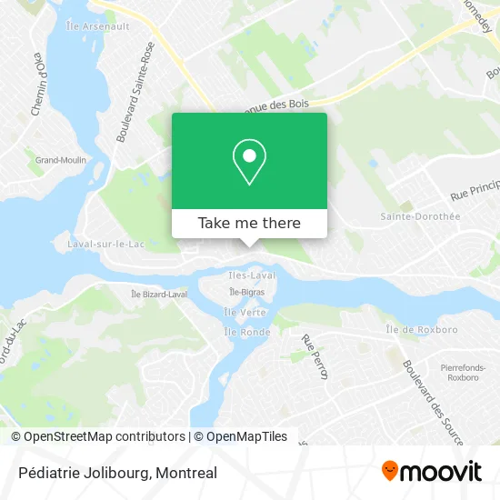 Pédiatrie Jolibourg map