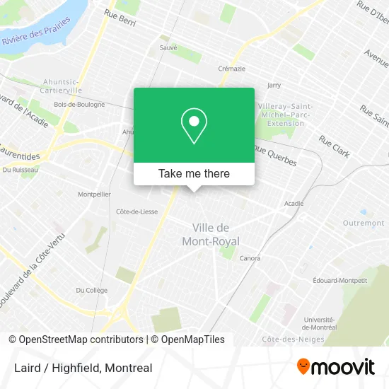 Laird / Highfield map