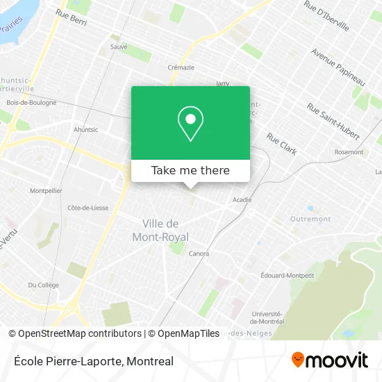 École Pierre-Laporte map