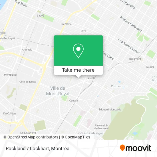 Rockland / Lockhart map