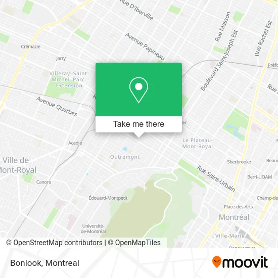 Bonlook map