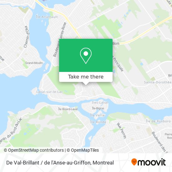 De Val-Brillant / de l'Anse-au-Griffon map