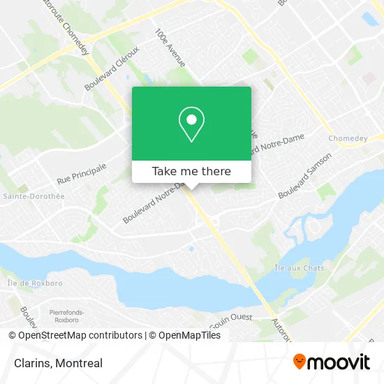 Clarins map