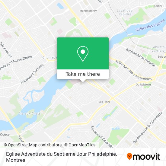 Eglise Adventiste du Septieme Jour Philadelphie map