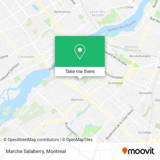 Marche Salaberry map