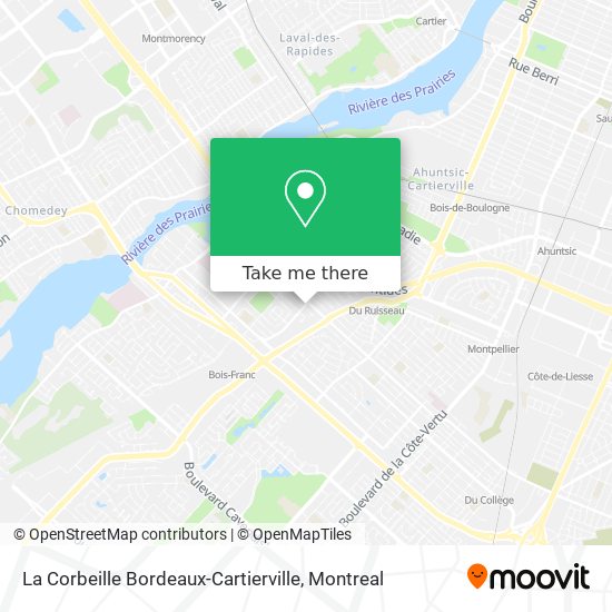 La Corbeille Bordeaux-Cartierville map