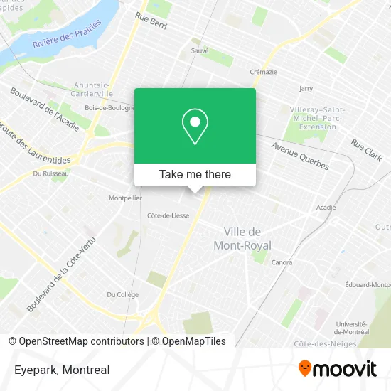 Eyepark map