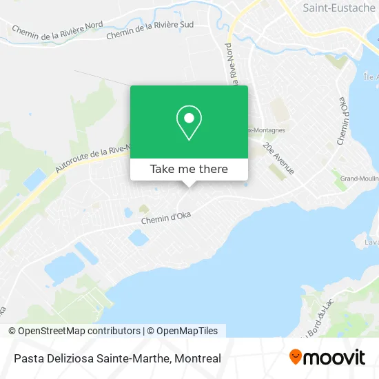 Pasta Deliziosa Sainte-Marthe map