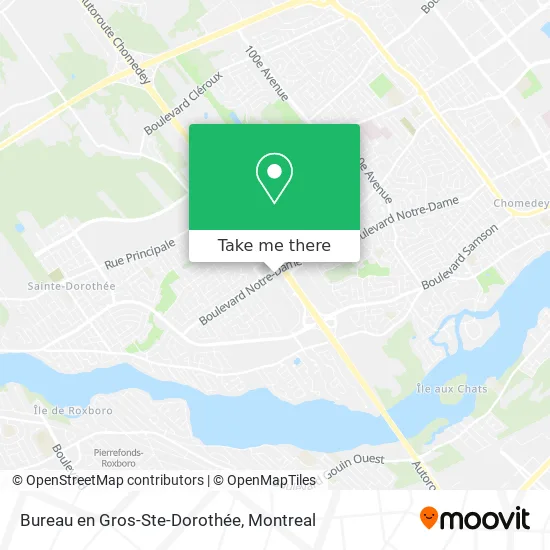 Bureau en Gros-Ste-Dorothée map