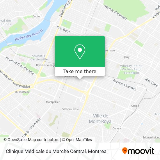 Clinique Médicale du Marché Central map