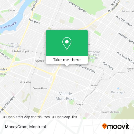 MoneyGram map