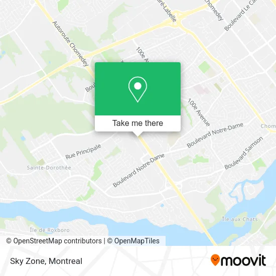 Sky Zone map
