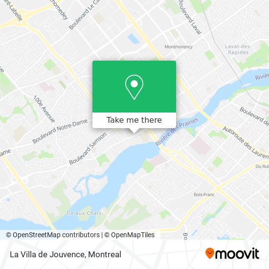 La Villa de Jouvence map