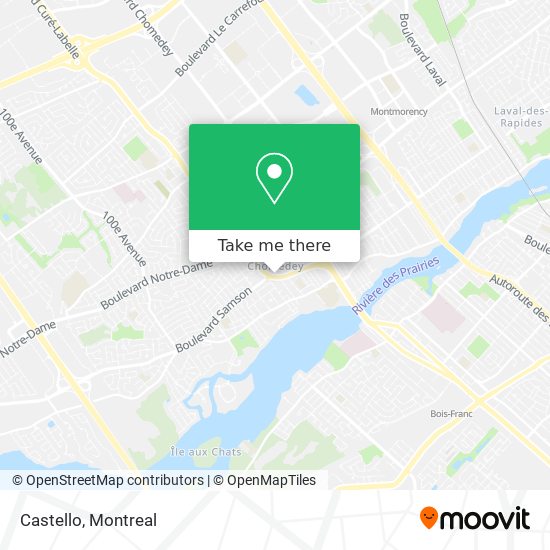 Castello map