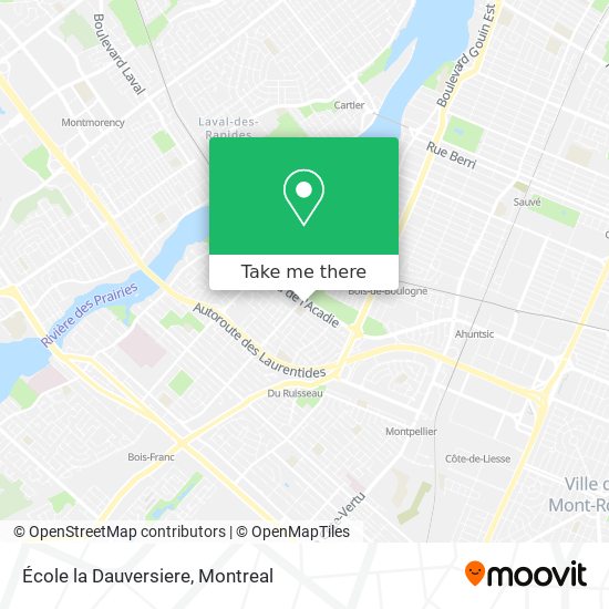 École la Dauversiere map