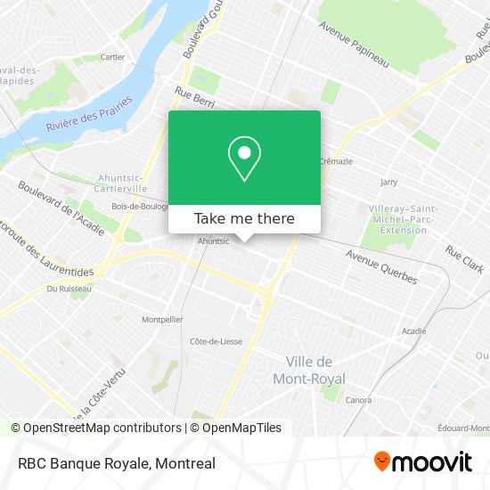 RBC Banque Royale map