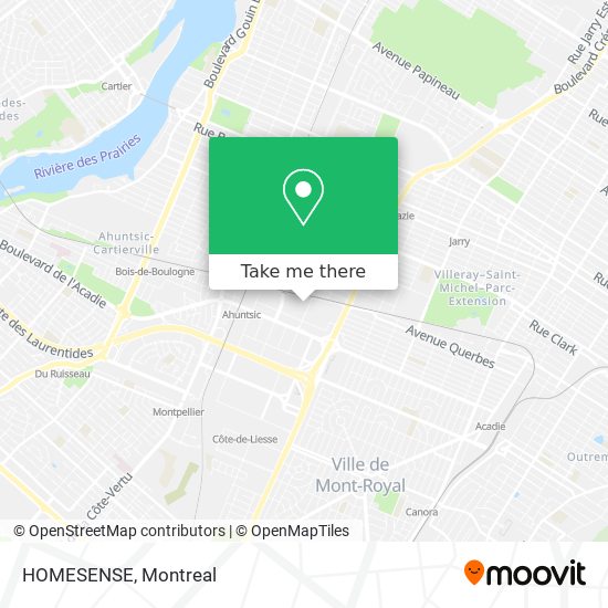 HOMESENSE map