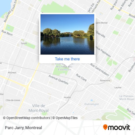 Parc Jarry map