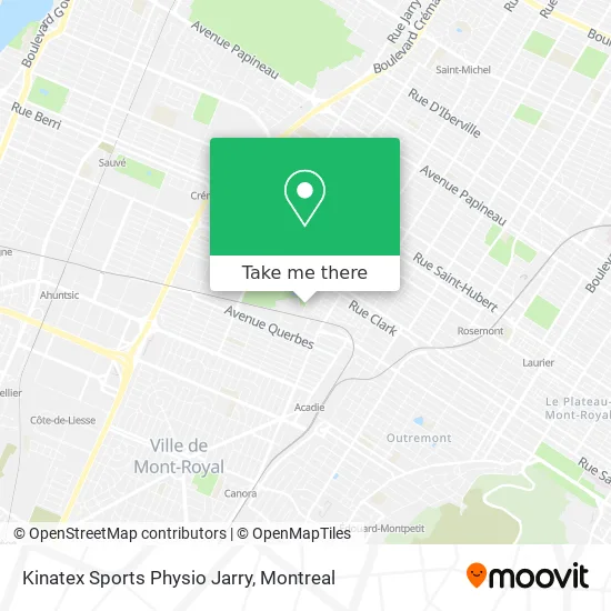 Kinatex Sports Physio Jarry map