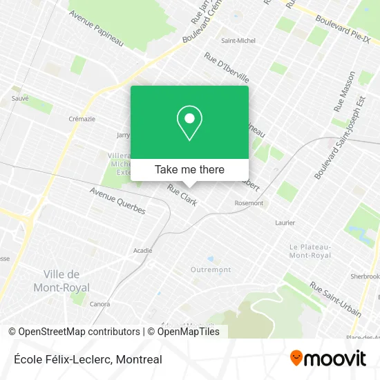 École Félix-Leclerc map