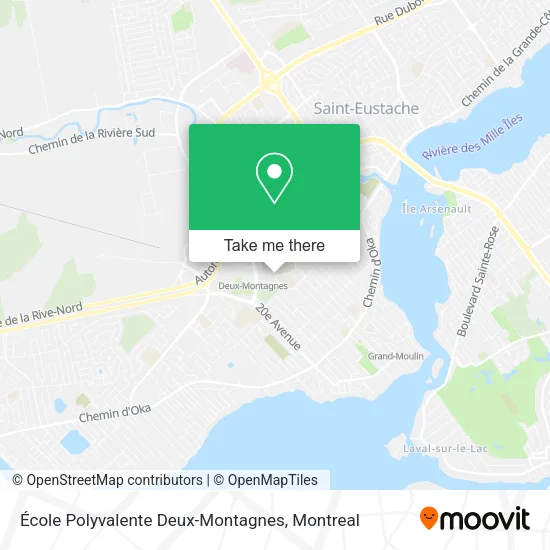École Polyvalente Deux-Montagnes map
