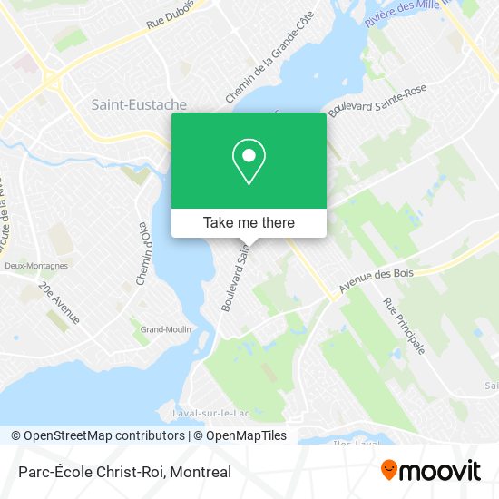 Parc-École Christ-Roi map