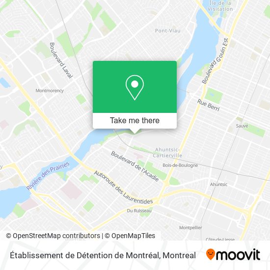 Établissement de Détention de Montréal map