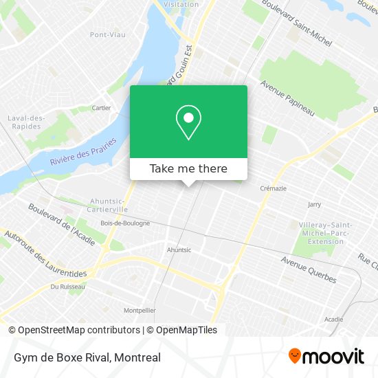 Gym de Boxe Rival map