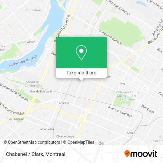 Chabanel / Clark map