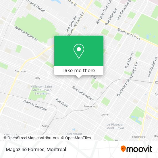 Magazine Formes map