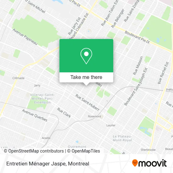 Entretien Ménager Jaspe map