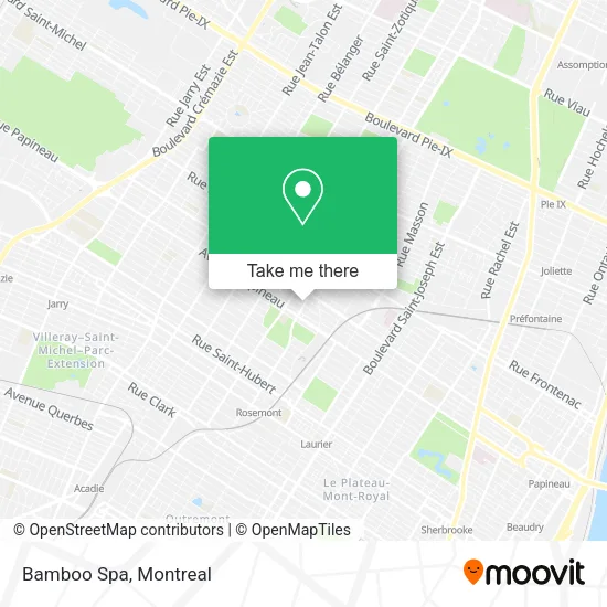 Bamboo Spa map