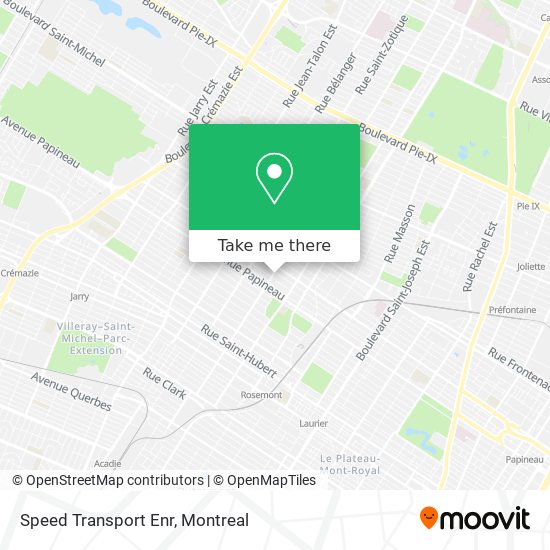 Speed Transport Enr map