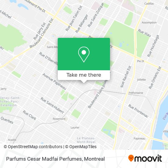 Parfums Cesar Madfai Perfumes map