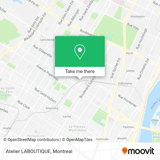 Atelier LABOUTIQUE map