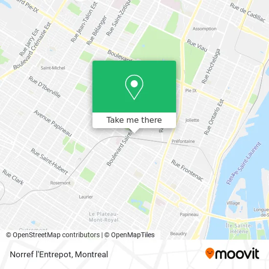 Norref l'Entrepot map