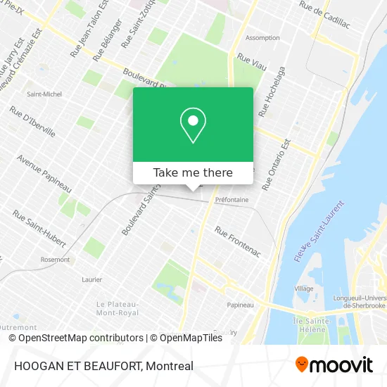HOOGAN ET BEAUFORT map
