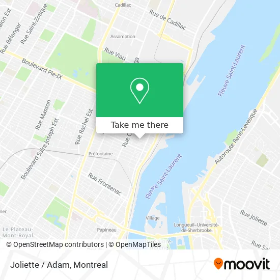 Joliette / Adam map