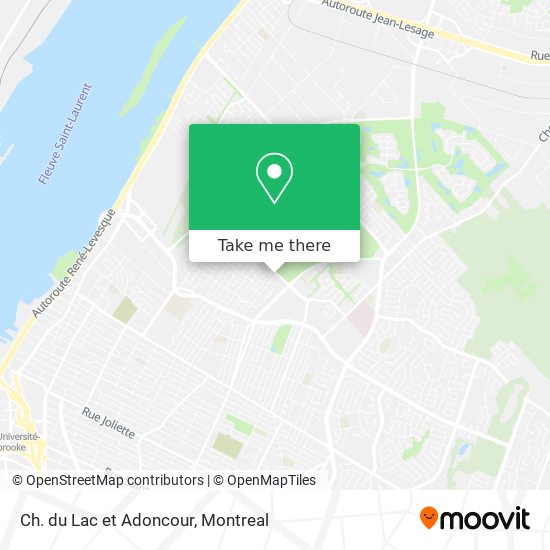 Ch. du Lac et Adoncour map
