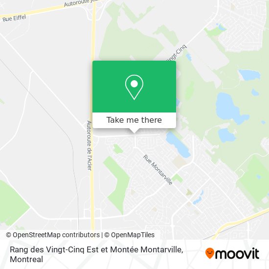 Rang des Vingt-Cinq Est et Montée Montarville map