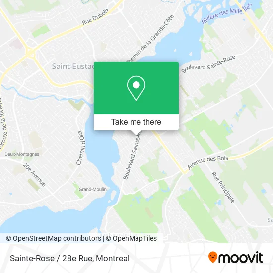 Sainte-Rose / 28e Rue map