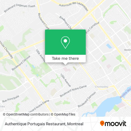 Authentique Portugais Restaurant map