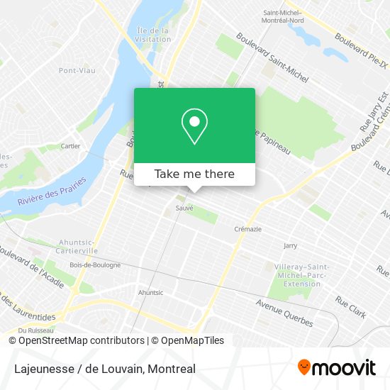 Lajeunesse / de Louvain map