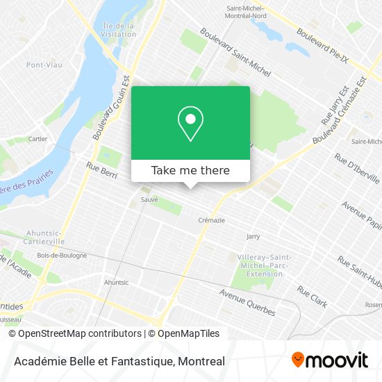 Académie Belle et Fantastique map