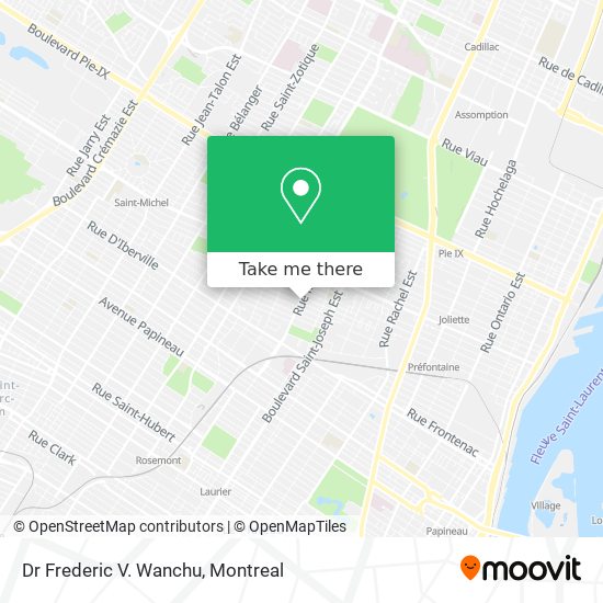 Dr Frederic V. Wanchu map