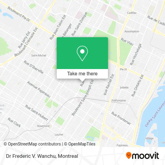 Dr Frederic V. Wanchu map