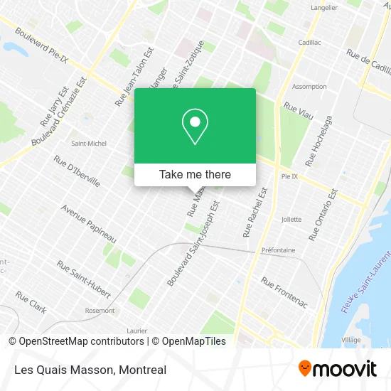 Les Quais Masson map